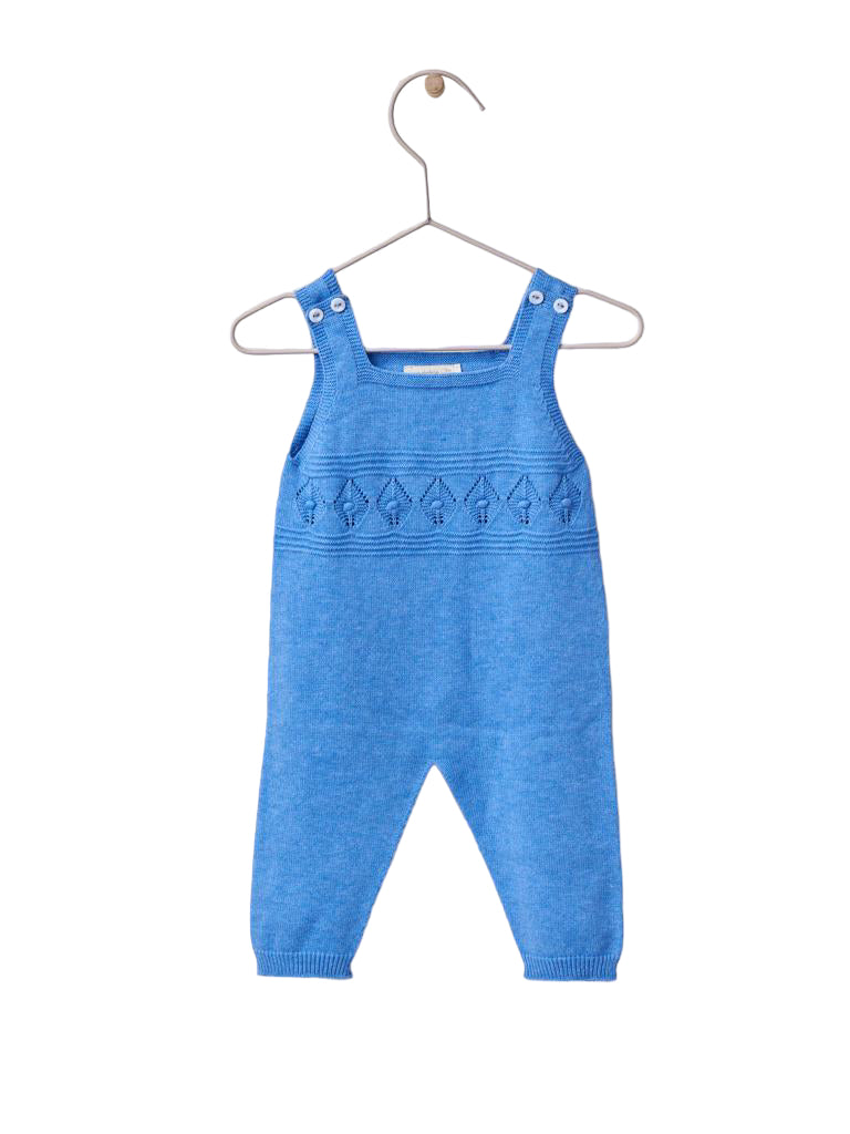 Completo Con Salopette In Filo Di Cotone Neonato WEDOBLE V2303310A - WEDOBLE - Luxury Kids