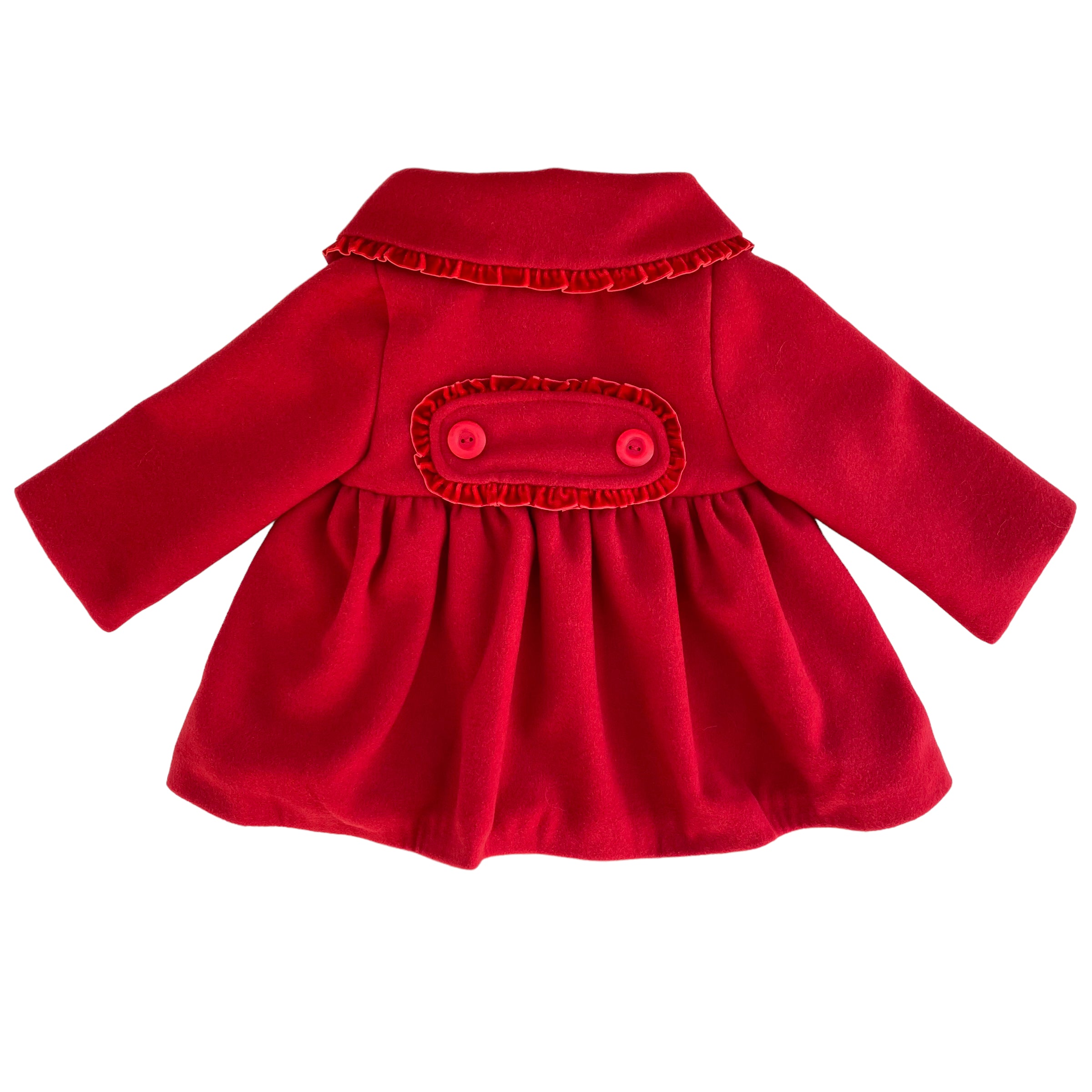 Cappotto in Panno Svasato Neonata VALENTINA BEBES CWA210 - VALENTINA BEBES - LuxuryKids