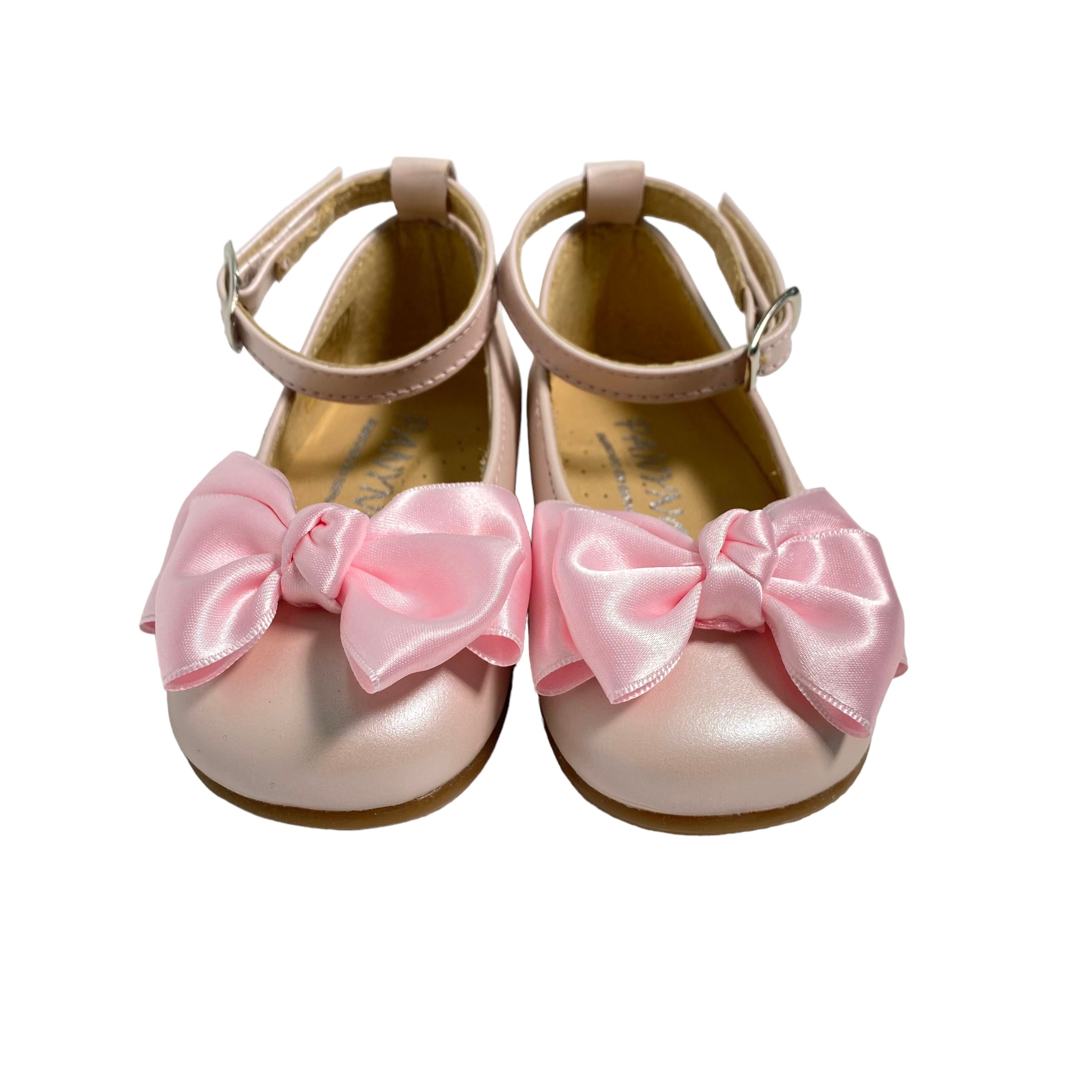 Scarpe Modello Ballerina In Pelle Con Fiocco Bambina PANYNO B3004 - PANYNO - Luxury Kids