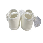 Scarpe Da Culla Modello Ballerina In Tessuto Con Pizzo Neonata BABY CHIC 2627 - Baby Chic - Luxury Kids