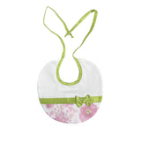 Bavetta Elegante In Raso E Organza Neonata NINNAOH E2358 - NINNAOH - Luxury Kids