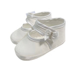 Scarpe Da Culla Modello Ballerina In Tessuto Neonata BABY CHIC 2626 - Baby Chic - Luxury Kids