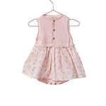 Pagliaccetto Smanicato Con Finta Gonna Neonata WEDOBLE V2302405C - WEDOBLE - Luxury Kids