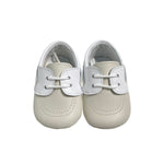 Scarpe Da Culla Modello Mocassino In Pelle Neonato RIZITOS A2919P - RIZITOS - Luxury Kids