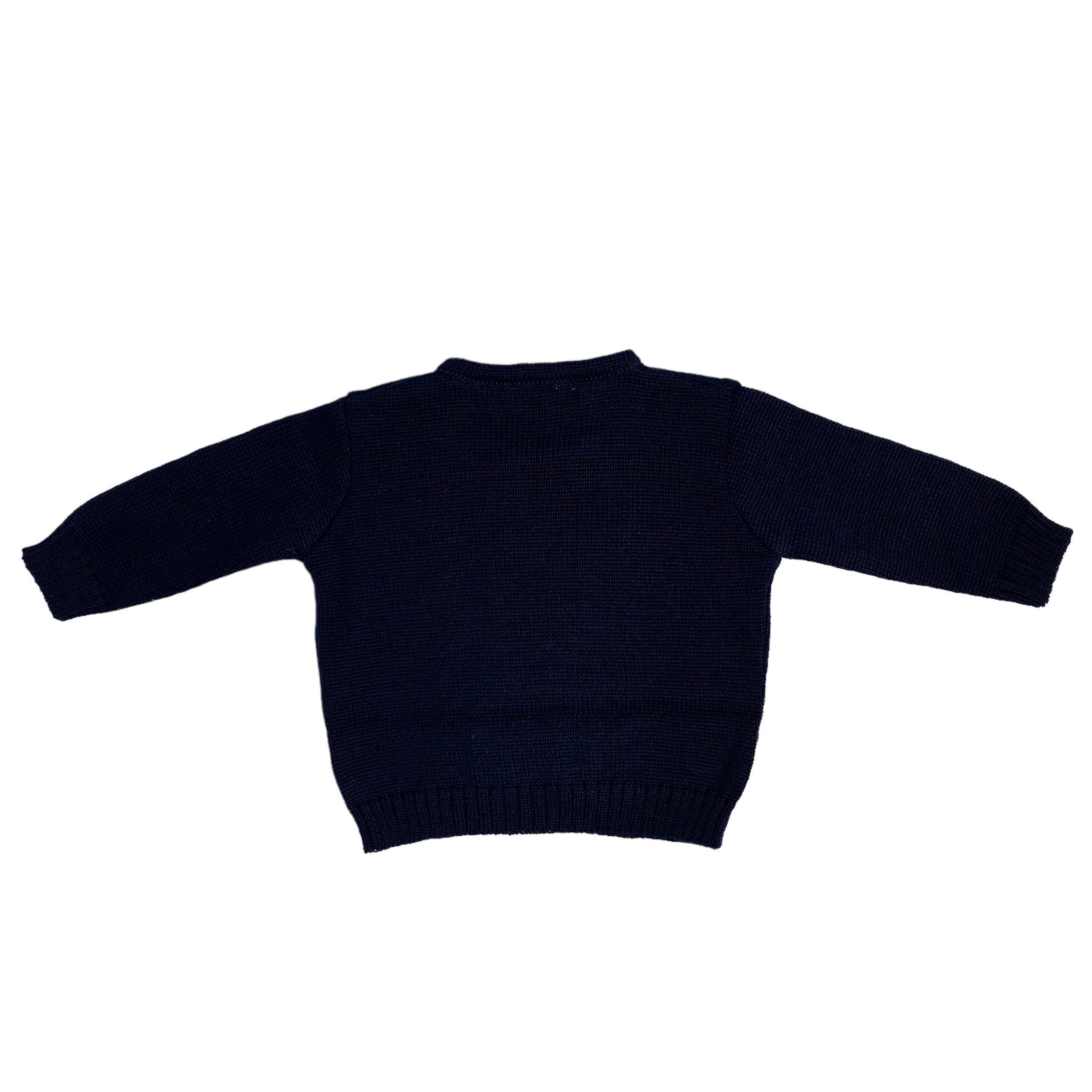 Cardigan In Misto Lana Doppiopetto Neonato LA SARTORIA DEI PICCOLI LM246 - LA SARTORIA DEI PICCOLI - LuxuryKids