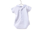 Completo Con Salopette In Filo Di Cotone Neonato WEDOBLE V2303310A - WEDOBLE - Luxury Kids