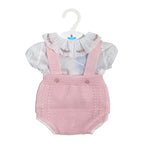 Pagliaccetto In Tessuto Anallergico Acrilico Con Camicia In Cotone Neonata SARDON MC204 - SARDON - Luxury Kids