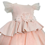 Abito Elegante Modello Bambolina Con Tulle Neonata PETIT 2015661