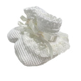 Calzino Scarpetta In Filo Di Cotone Con Pizzo Neonata GRANLEI 168 - GRANLEI - Luxury Kids