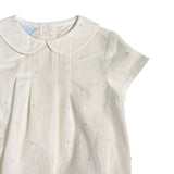 Pagliaccetto Elegante Battesimale In Tulle Neonato/a GRANLEI 228 - GRANLEI - Luxury Kids