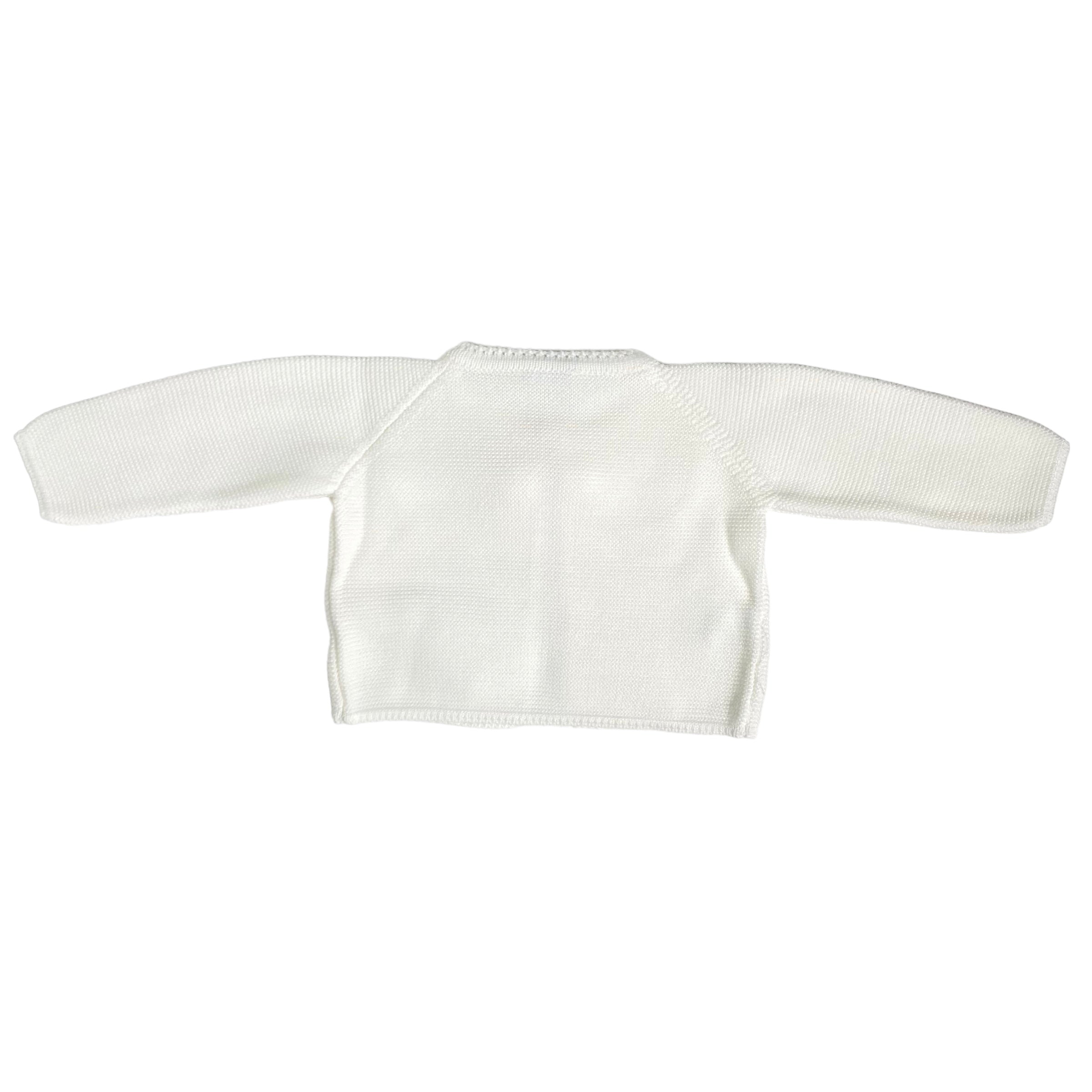 Cardigan Con Pon Pon In Caldo Cotone Neonato/a GRANLEI 604 - GRANLEI - LuxuryKids