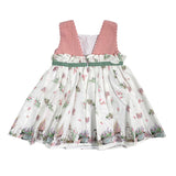 Abito Smanicato In Cotone Bambina YOEDU 0515 - YOEDU - Luxury Kids