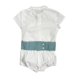 DEL SUR 0275 Bermuda-Set aus Baumwolle für Neugeborene