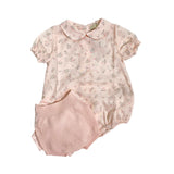 Completo Con Culotte In Filo Di Cotone Neonata WEDOBLE V2302331B - WEDOBLE - Luxury Kids