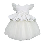 Abito Elegante Modello Bambolina Con Tulle Neonata PETIT 2015661