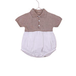 Pagliaccetto Intero In Filo E Cotone Neonato WEDOBLE V2305405A - WEDOBLE - Luxury Kids