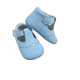 Scarpe Da Culla In Vernice Modello Francesina Neonato PANYNO A3210 - PANYNO - Luxury Kids