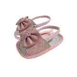 Wiegensandalen aus Wildleder mit Schleife für Baby-Mädchen PANYNO A3202