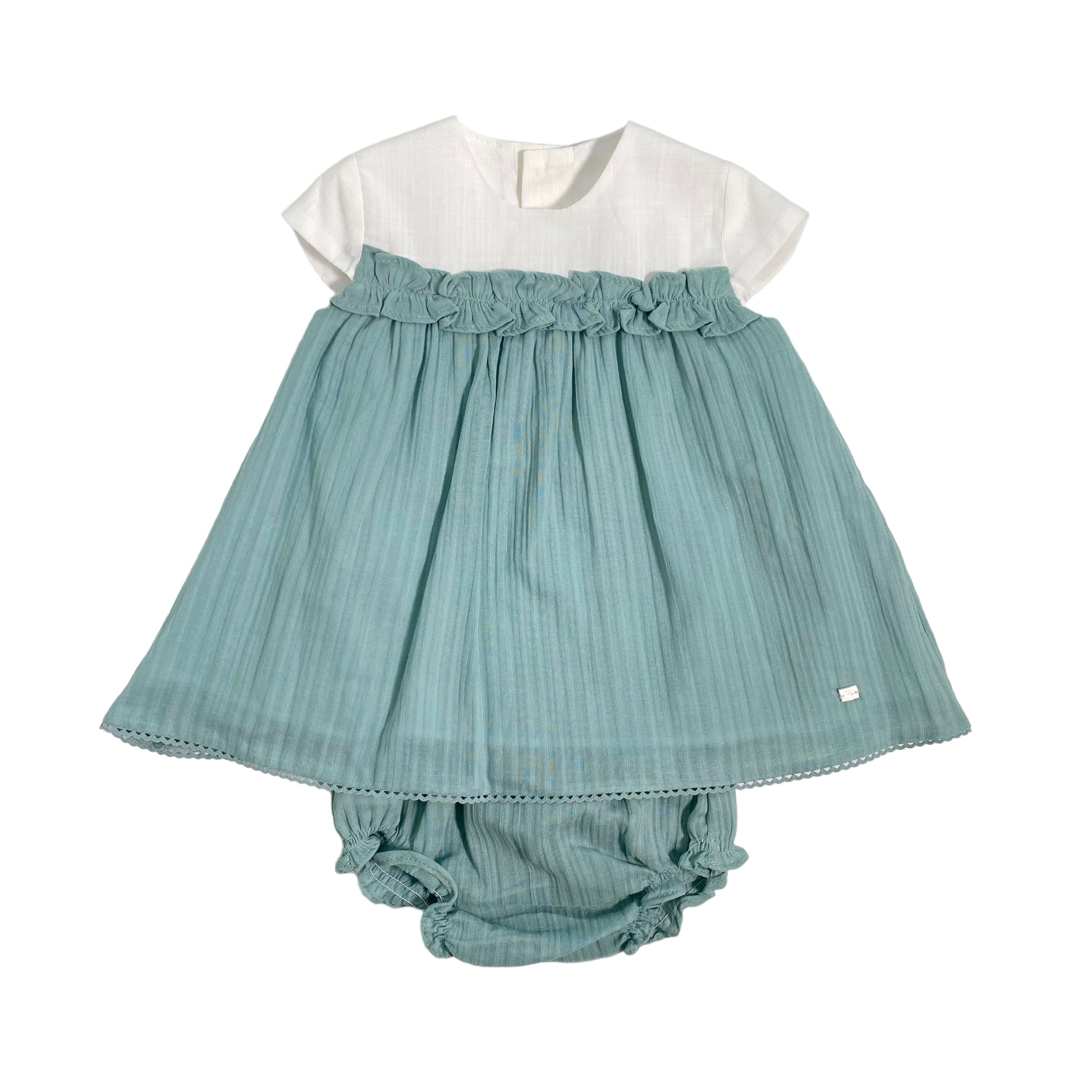 Abito con Culotte in Cotone Neonata DEL SUR 0371