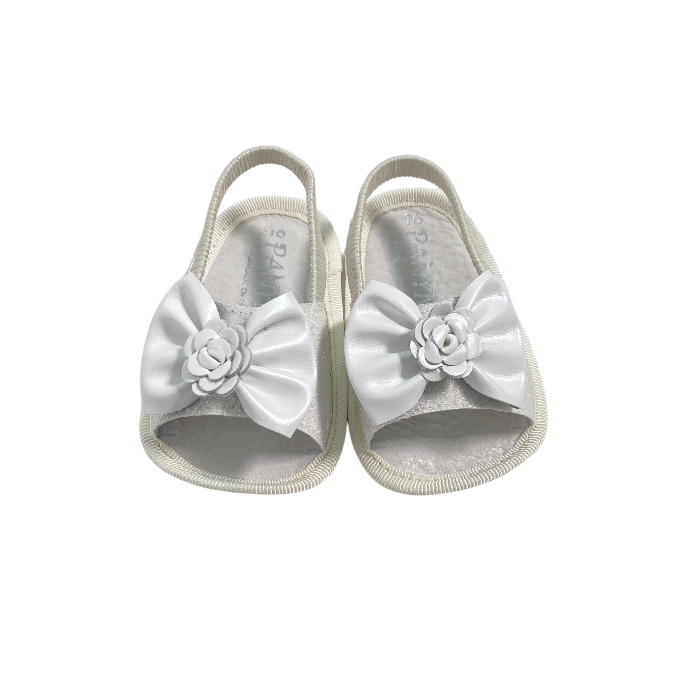 Wiegensandalen aus Wildleder mit Schleife für Baby-Mädchen PANYNO A3202