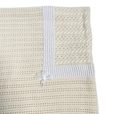 Coperta Scialle In Filo Di Cotone Traforata Neonata DR KID DK167 - DR KID - Luxury Kids