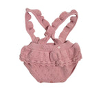 Culotte In Misto Lana Con Bretelle Neonata DR KID DK175 - DR KID - LuxuryKids