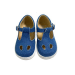 Scarpe Primi Passi Con Occhielli In Denim Neonato/a RIZITOS B3202D - RIZITOS - Luxury Kids