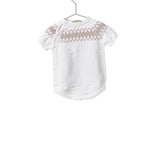 Pagliaccetto Intero In Filo Di Cotone Organico Neonato WEDOBLE V2301305C - WEDOBLE - Luxury Kids