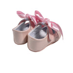 Scarpe Da Culla Modello Ballerina In Vernice Con Fiocco In Raso Neonata PANYNO A3203V - PANYNO - Luxury Kids