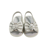 Wiegensandalen aus Wildleder mit Schleife für Baby-Mädchen PANYNO A3202