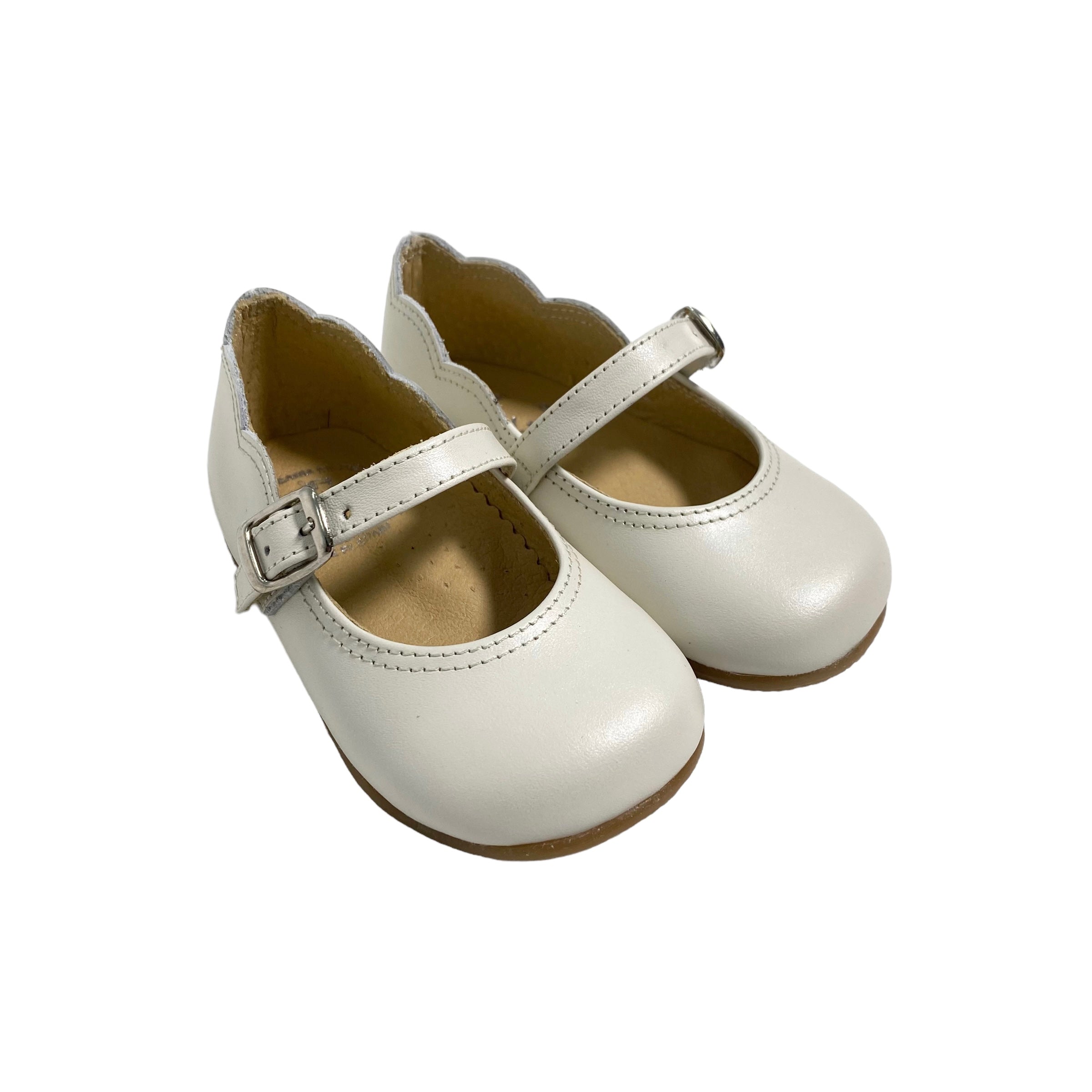 Scarpe Primi Passi Modello Ballerina In Pelle Neonata RIZITOS B3206 - RIZITOS - Luxury Kids