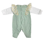 Tutina Intera In Cotone Con Rouche Neonata TETO E TATTA TU4771 - TETO E TATTA - Luxury Kids