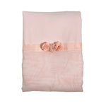 Coperta Imbottita Sfoderabile In Cotone E Organza Rosa Neonata NINNAOH E23COP24I - NINNAOH - Luxury Kids