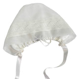 Abito Elegante Battesimale In Seta E Pizzo Panna Neonata PICCOLA GIUGGIOLA CHIESSI - PICCOLA GIUGGIOLA - Luxury Kids