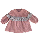 Abito Manica Lunga Trapuntato Bambina DEL SUR 5193 - DEL SUR - LuxuryKids