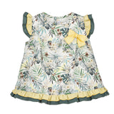 Ärmelloses gemustertes Baumwollkleid für Mädchen CALAMARO 21231