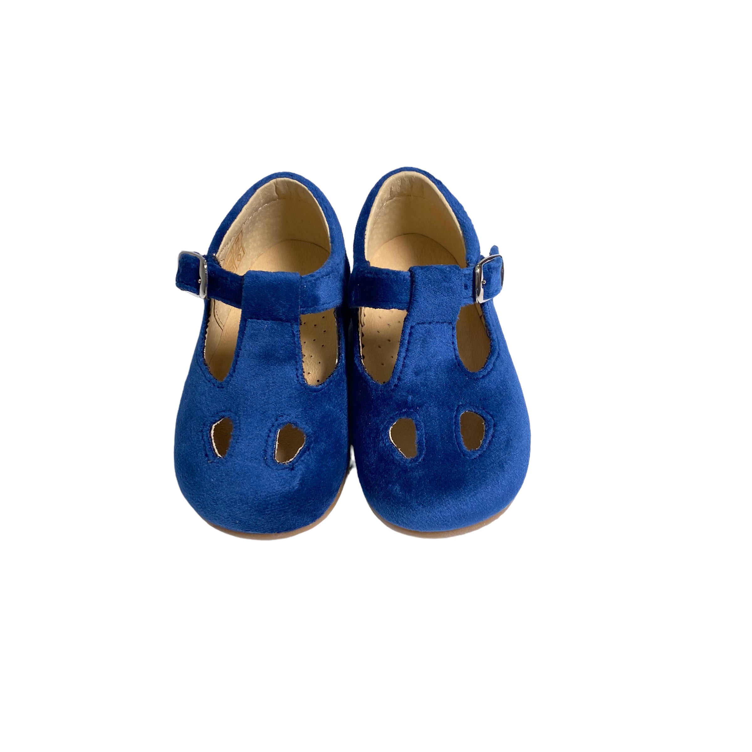 Scarpe Primi Passi Con Occhielli In Velluto Neonato PANYNO B2401V - PANYNO - LuxuryKids