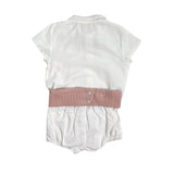 DEL SUR 0275 Bermuda-Set aus Baumwolle für Neugeborene