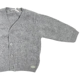 Cardigan In Filo Di Cotone Con Trama Particolare Neonato DR KID DK139 - DR KID - Luxury Kids