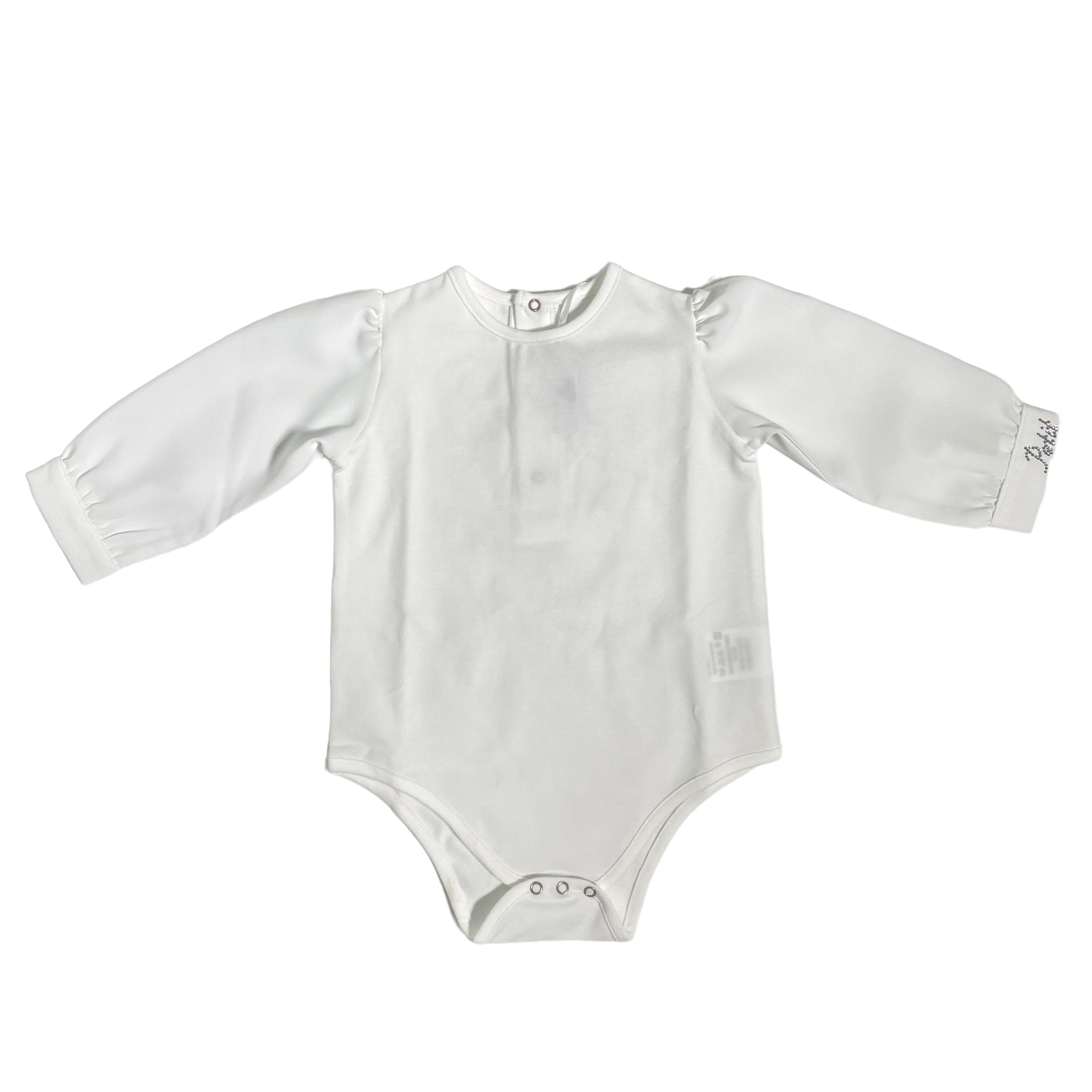 Body Girocollo In caldo Cotone Con Maniche In Seta Neonata PETIT 4515508 - PETIT - LuxuryKids