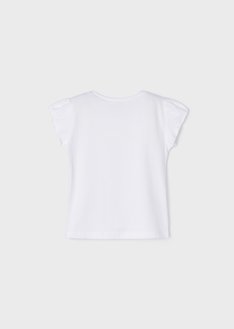 Maglietta Manica Corta In Cotone Sostenibile Bambina MAYORAL 3062 - MAYORAL - Luxury Kids