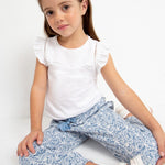 Maglietta Smanicata In Cotone Bambina MAYORAL 3074 - MAYORAL - Luxury Kids
