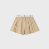 Shorts Con Cintura Stampata In Cotone Sostenibile Bambina MAYORAL 3209 - MAYORAL - Luxury Kids