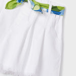 Shorts Con Cintura Stampata In Cotone Sostenibile Bambina MAYORAL 3209 - MAYORAL - Luxury Kids