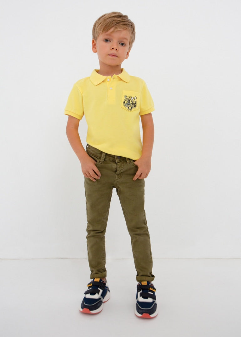 Pantalone Skinny Fit In Cotone Sostenibile Bambino MAYORAL 3517 - MAYORAL - Luxury Kids