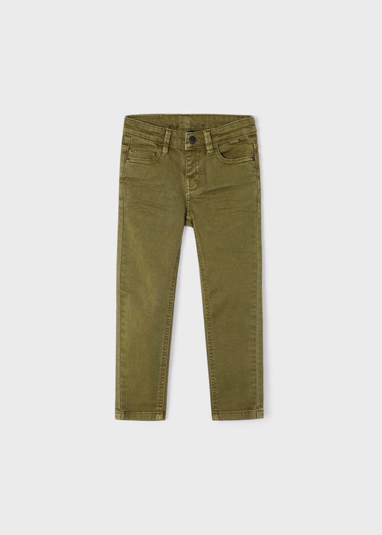 Pantalone Skinny Fit In Cotone Sostenibile Bambino MAYORAL 3517 - MAYORAL - Luxury Kids