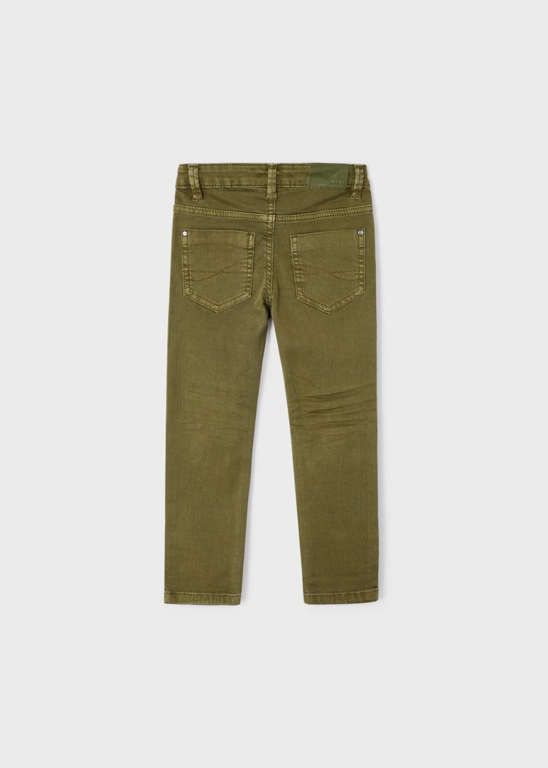 Pantalone Skinny Fit In Cotone Sostenibile Bambino MAYORAL 3517 - MAYORAL - Luxury Kids