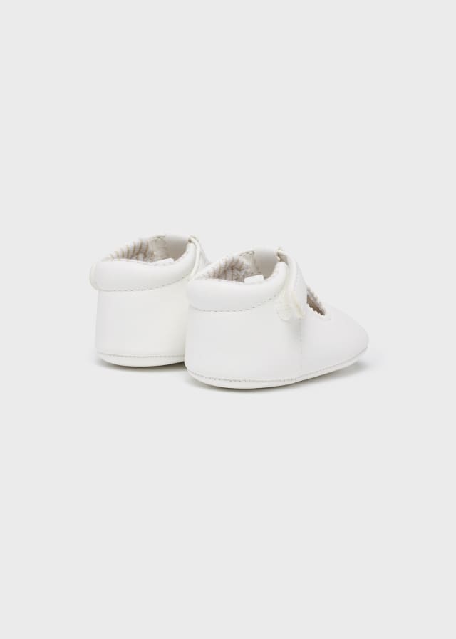 Scarpe Da Culla In Ecopelle Con Velcro Neonato MAYORAL 9621 - MAYORAL - Luxury Kids
