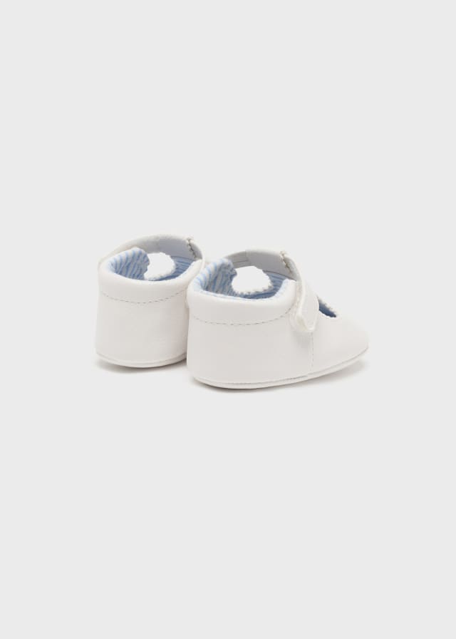 Scarpe Da Culla In Ecopelle Con Velcro Neonato MAYORAL 9621 - MAYORAL - Luxury Kids