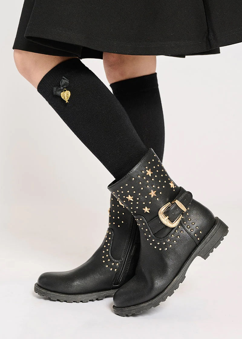 Calzini Alti Parigine In Caldo Cotone Bambina ANGEL'S FACE SOCKS - Angel's Face - LuxuryKids